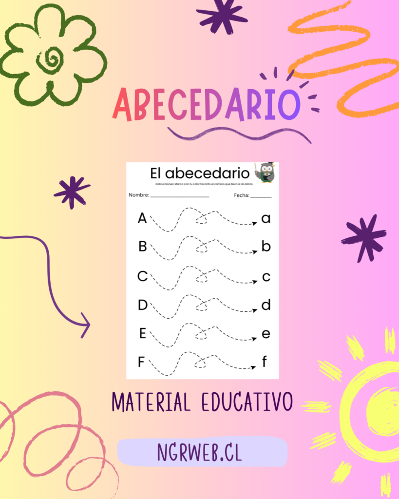 Libro Abecedario Mayúsculas y Minúsculas