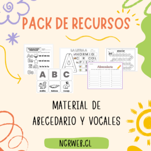 Pack de Material educativo Abecedario + Vocales