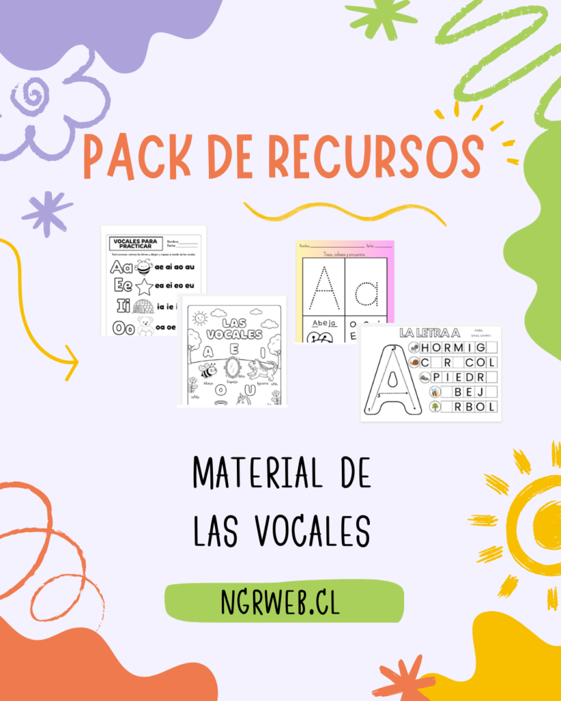 Pack de Recursos - Las Vocales
