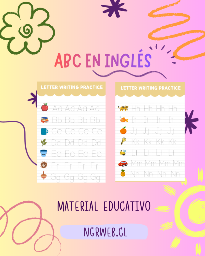 Libro Abecedario en Inglés