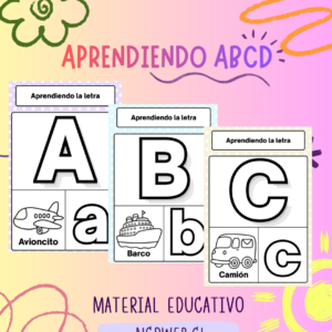 Libro del Abecedario (Letras + Palabras)