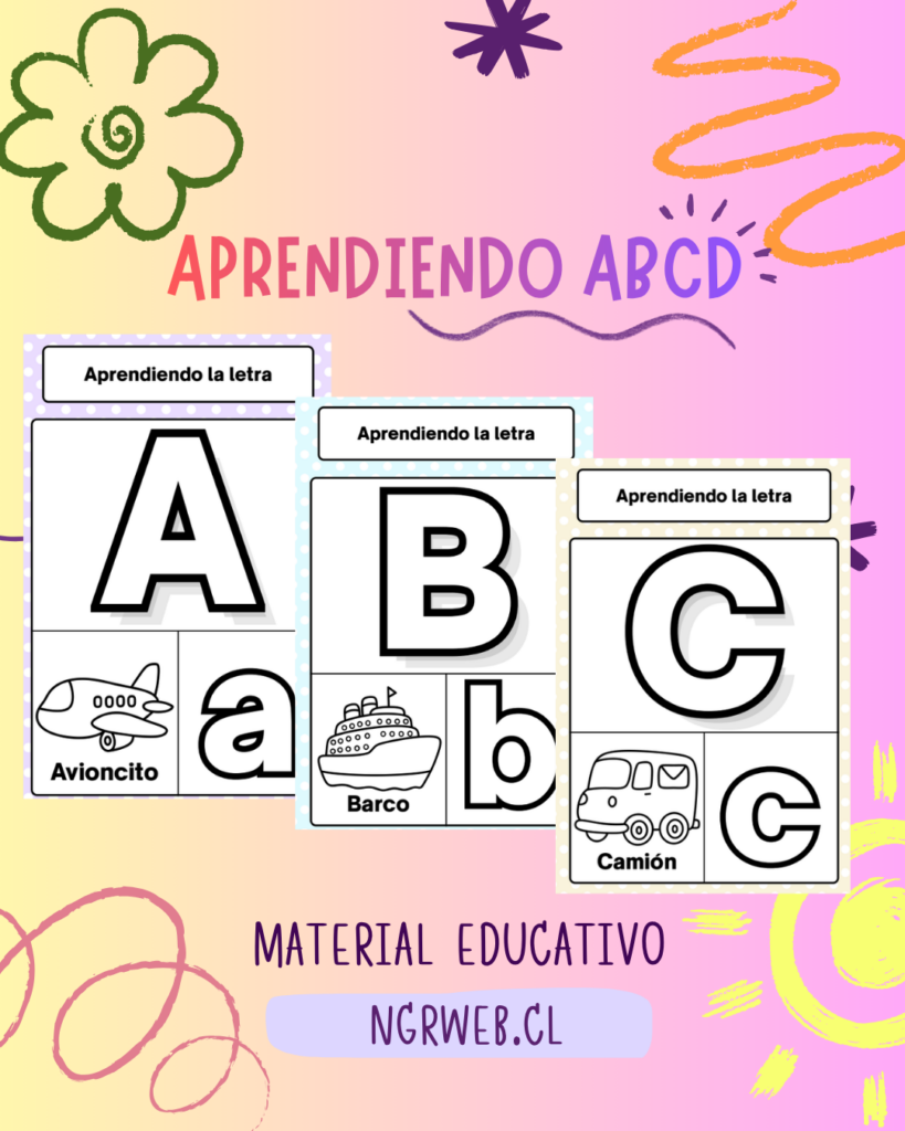 Libro del Abecedario (Letras + Palabras)