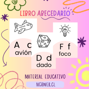 Libro Abecedario (Dibujo + Letras)