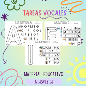 Libro Vocales con Palabras